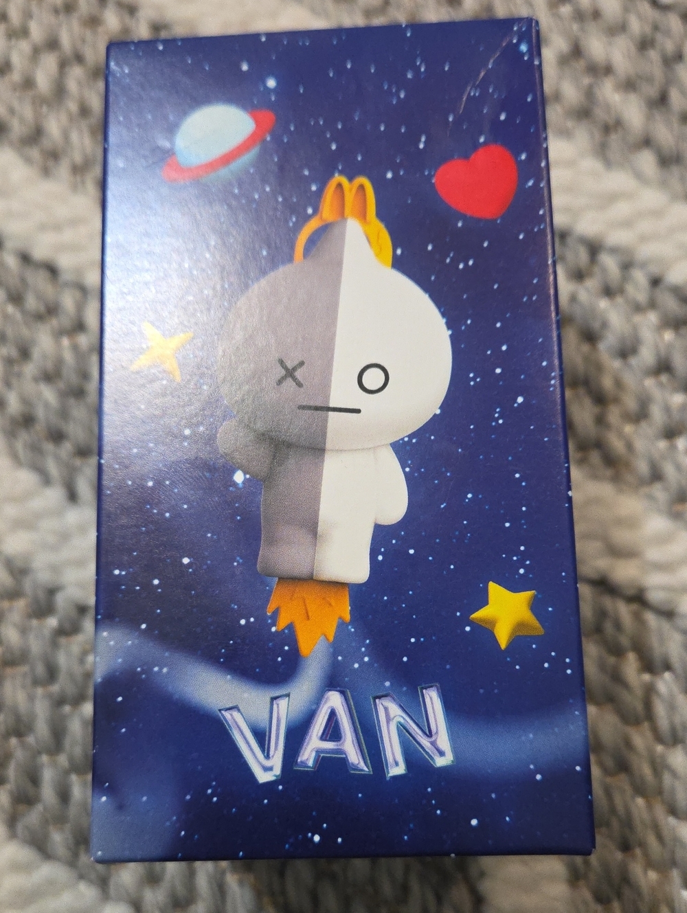 McDonald's VAN Space Plush Figure - Blue, White, Gray, Yellow, Red